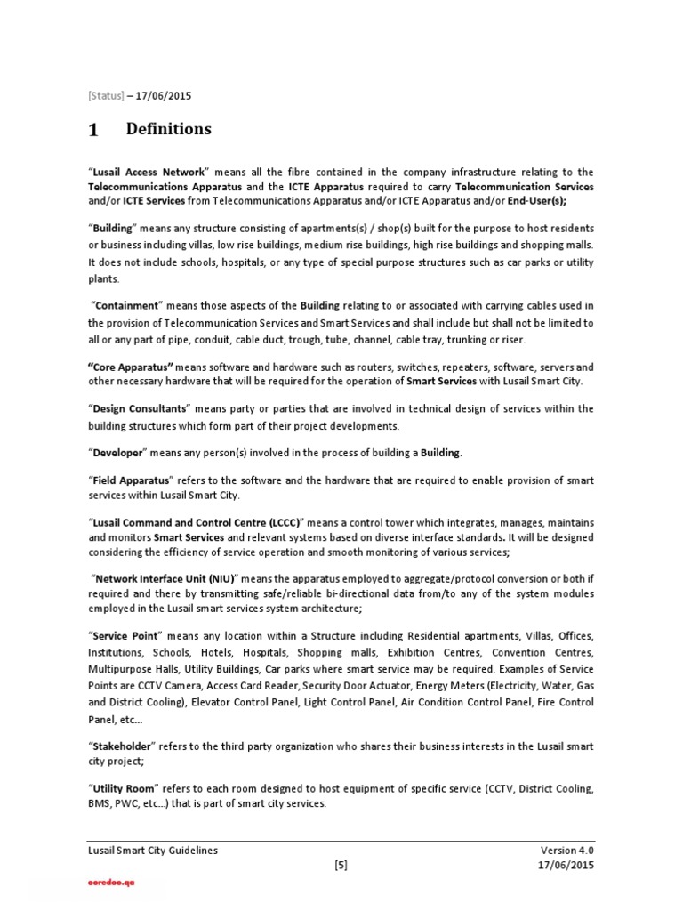 Smart City Guidelines - 05 PDF | PDF | Telecommunication | Closed ...