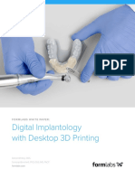 Desktop 3D Printing for Precise Dental Implant Guides