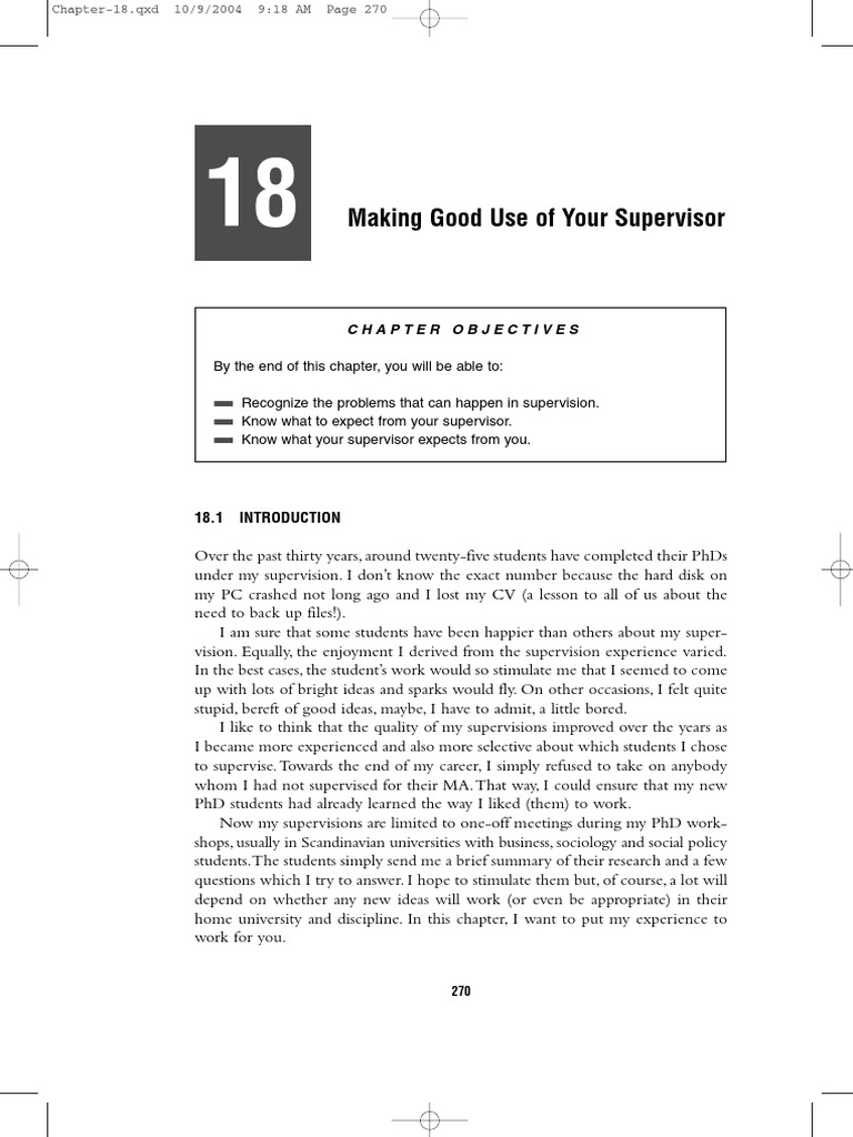 Effective PhD Supervision Guide | PDF | Thesis | Doctor Of Philosophy