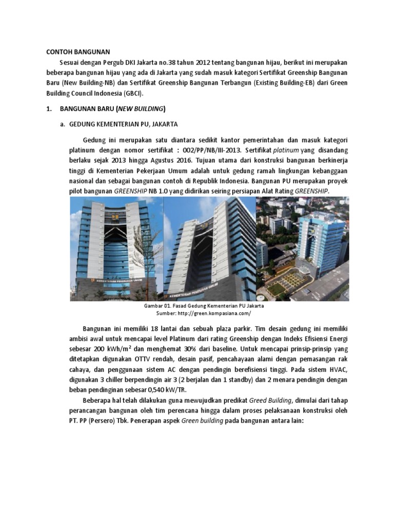 Contoh Green Building Pdf