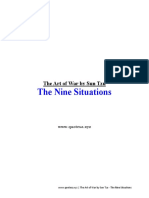 The Art of War by Sun Tzu - The Nine Situations