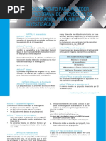 Procedimiento Proyectos Investigacion GI 2018