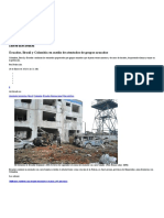 Ecuador, Brasil y Colombia en Medio de Atentados de Grupos Armados