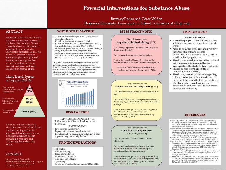 Evidence-Based Strategies for Adolescent Substance Abuse | PDF ...