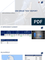 Drive Test Report Cluster 1