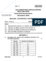 BCS-040 Bachelor of Computer Applications (BCA) (Revised) Term-End Examination December, 2016 BCS-040