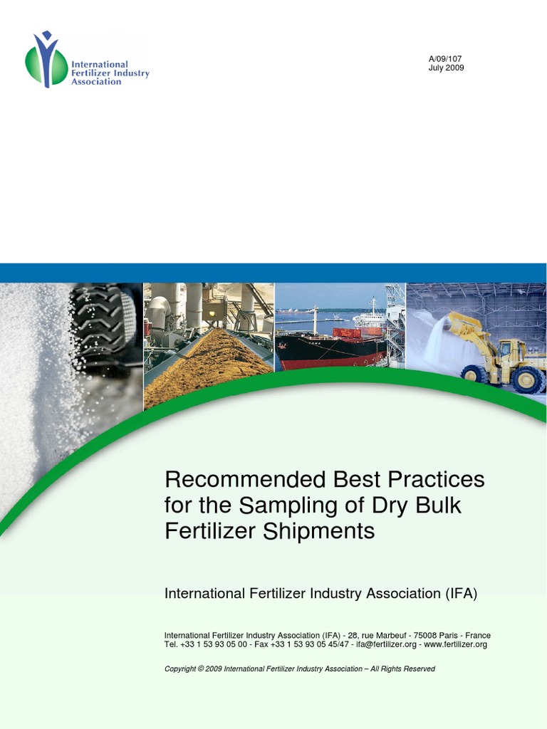 2009 Ifa Dry Bulk Sampling PDF | PDF | Sampling (Statistics) | Accuracy ...