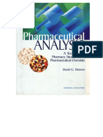 Pharmaceutical Analysis - A Textbook For Pharm Student and Pharm Chemist