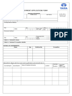 Employment Application Form Tata Projects.doc