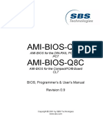 Ami-Bios-Q9D Ami-Bios-Q8C: BIOS, Programmer's & User's Manual Revision 0.9