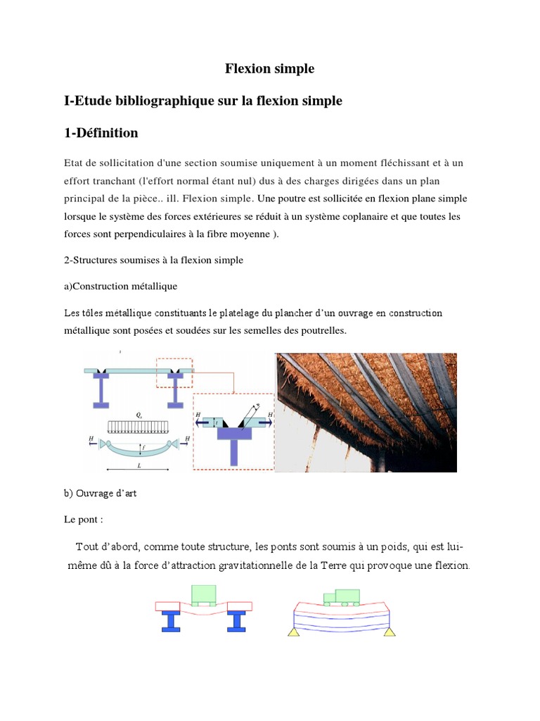 TP Structure | PDF | Flexion (matériau) | Ingénierie des structures