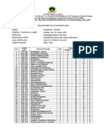 Transkrip Nilai Sementara