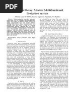 Numerical Relay: Modern Multifunctional Protection System