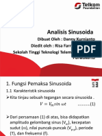 Analisis Sinusoida