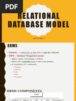 Relational Database Model