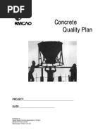 Concrete Quality Control Plan PDF