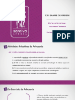 #Maratona Saraiva Aprova - XXII Exame de Ordem - Ética Profissional (2017) - André Barbieri