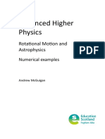 Rotational Motion and Astrophysics