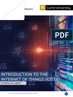 Introduction To The Internet of Things (Iot1X) : Course Syllabus