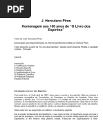 Herculano Pires Homenagem Aos 100 Anos de o Livro Dos Espiritos