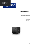 NSA325 v2: Application Note