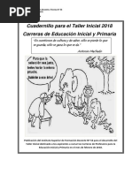 ISFD #56-Cuadernillo de Taller Inicial 2018