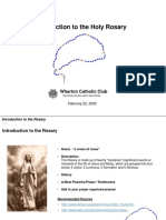 Introduction To The Holy Rosary: Wharton Catholic Club