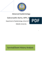 Advanced Epidemiology Gebremedhin Berhe, MPH, Ass't Prof
