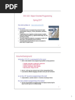 CSC 222: Object-Oriented Programming Spring 2017: Course Goals: See Online Syllabus at