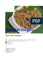 Resep Abon Ikan Tongkol