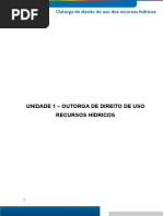 ANA - Outorga Direito Uso Recursos Hidricos