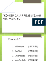 Konsep Dasar Pemeriksaan Fisik Pada Ibu