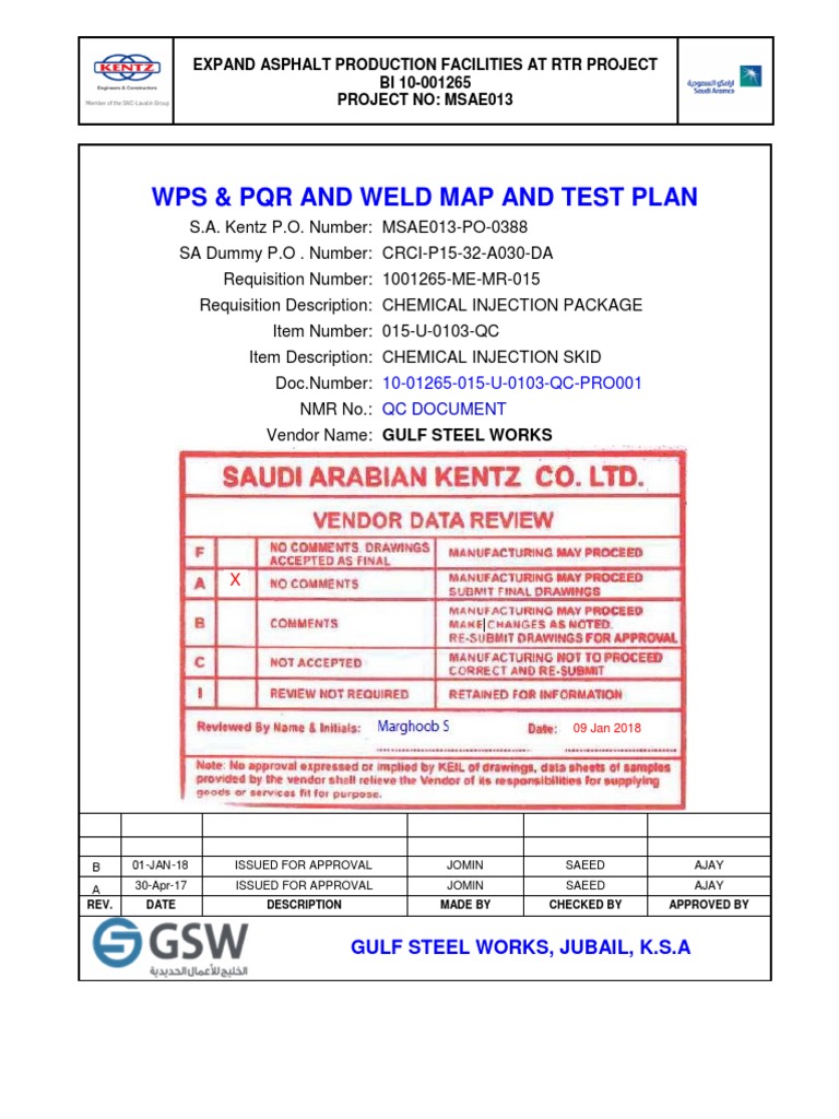 Weld Map and Test Plan Overview | PDF | Pipe (Fluid Conveyance) | Welding