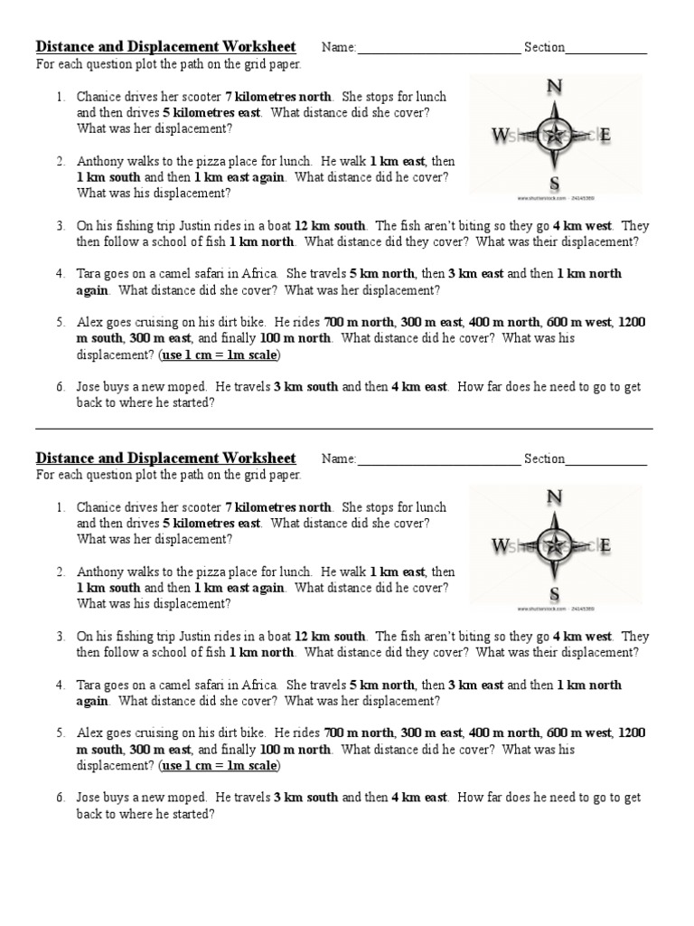 Solved] P. 1. + p. 3 One Dimensional Motion Worksheet Solve the following  problems on a separate sheet of paper. Show all... | Course Hero, image size:768x1024