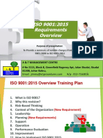 1 ISO 9001 - 2015 Overview OL Training