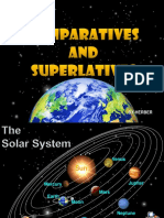 Comparatives and Superlatives Planets