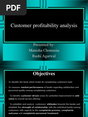 Customer Profitability Analysis Revenue Debits And Credits