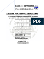 Sistema de Puntuacion