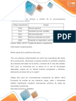 Anexo 2. Lista de Cargos y Misión de La Microempresa "Ladrillera Villa Laura".