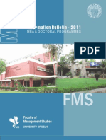 FMS Admission Brochure 2011