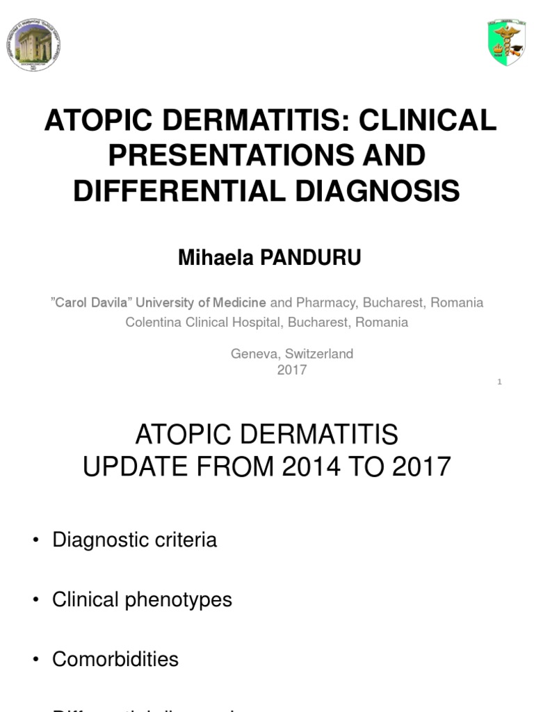 Atopic Dermatitis: Diagnosis & Phenotypes | PDF | Dermatitis | Allergy