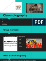 Chromatography: Chemistry 6R Boys Group 2 Presentation