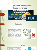 Evaluación de Desempeño