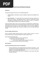 Proposed Disbursement Process