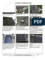 Tips de Instalacion de Panels Solares