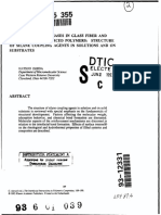 Electe: Controlled Interphases in Glass Fiber and of Silane Coupling Agents in Solutions and On