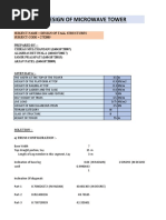 Design of Microwave Tower