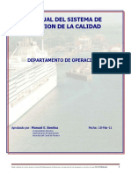 Manual Sistema de La Calidad Operaciones de Buques Canal de Panama