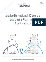 Extensivo Fisica Introducao Analise Dimensional Ordem Grandeza Algarismos Significativos