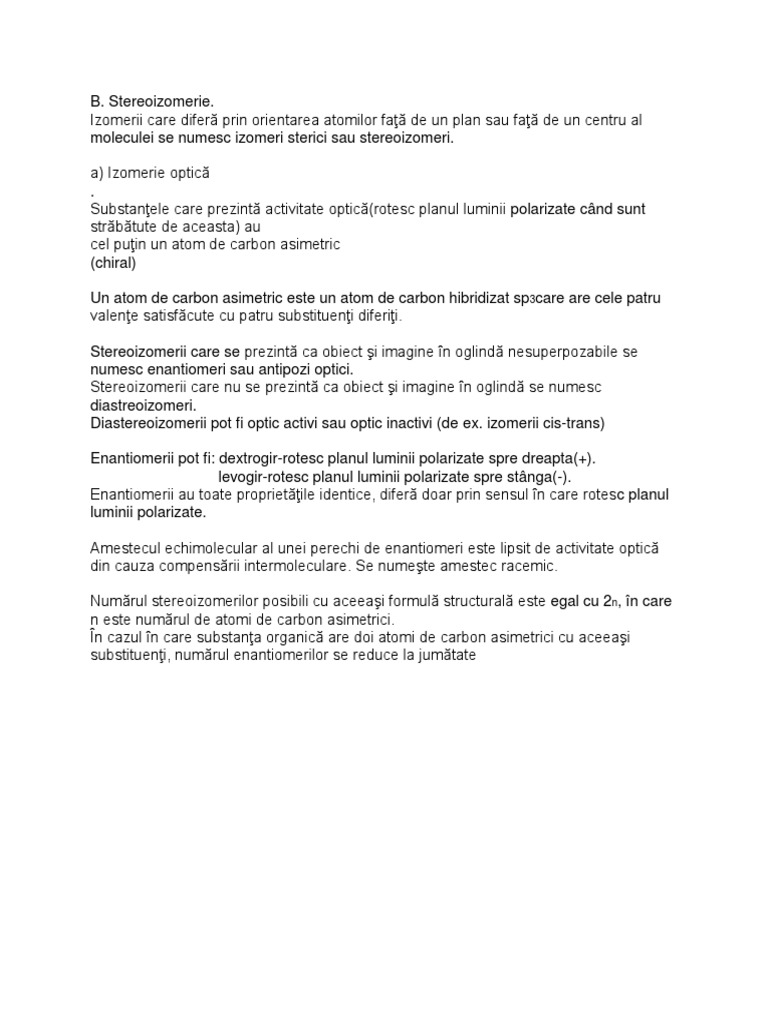 Stereoizomeri | PDF
